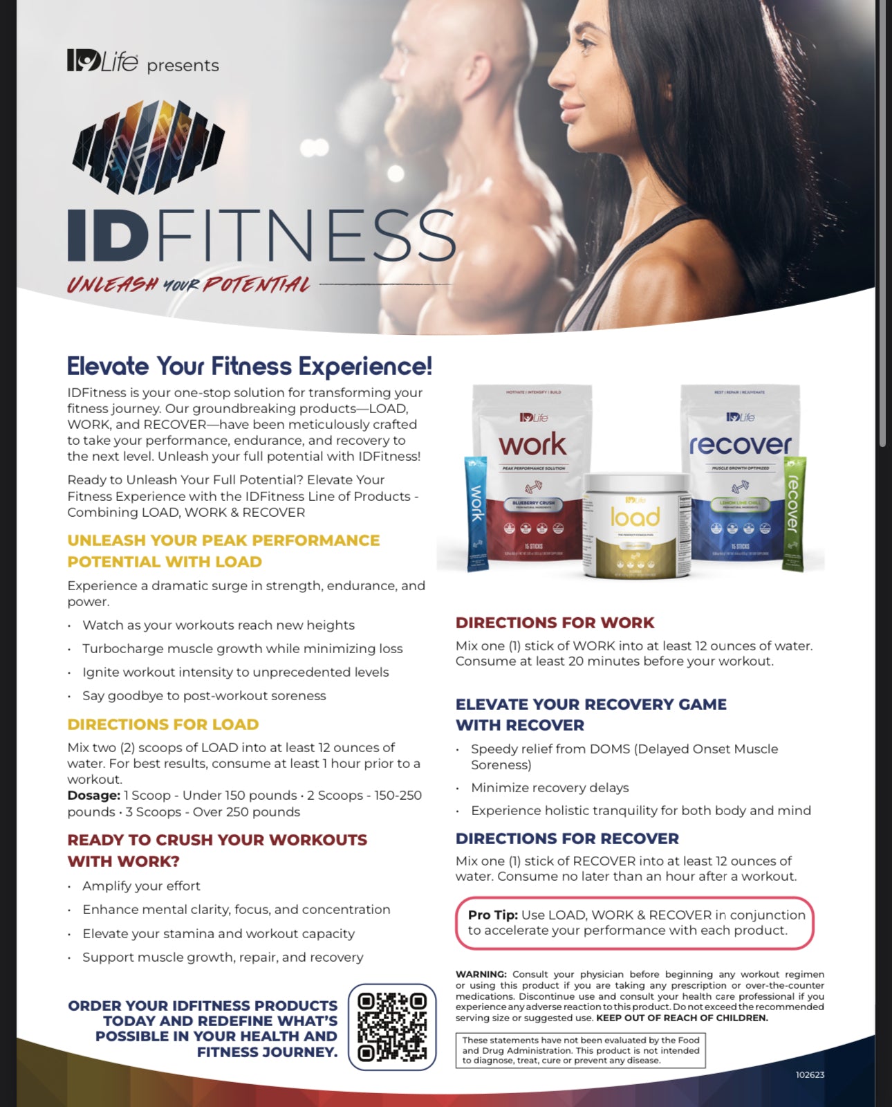 ID Fitness Stack (Pre, During, Post)