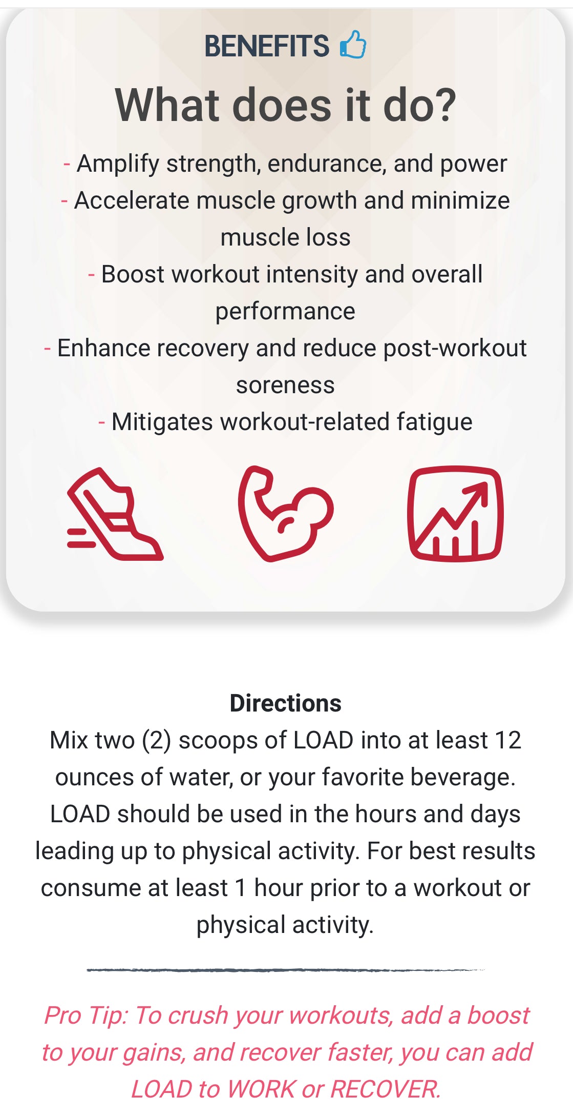 ID Fitness:LOAD (NonStim,Creatine,HMB)