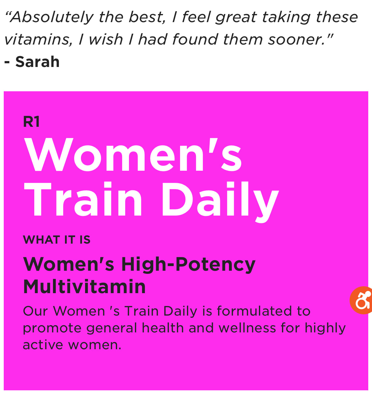 R1 Women’s Train Daily Multi