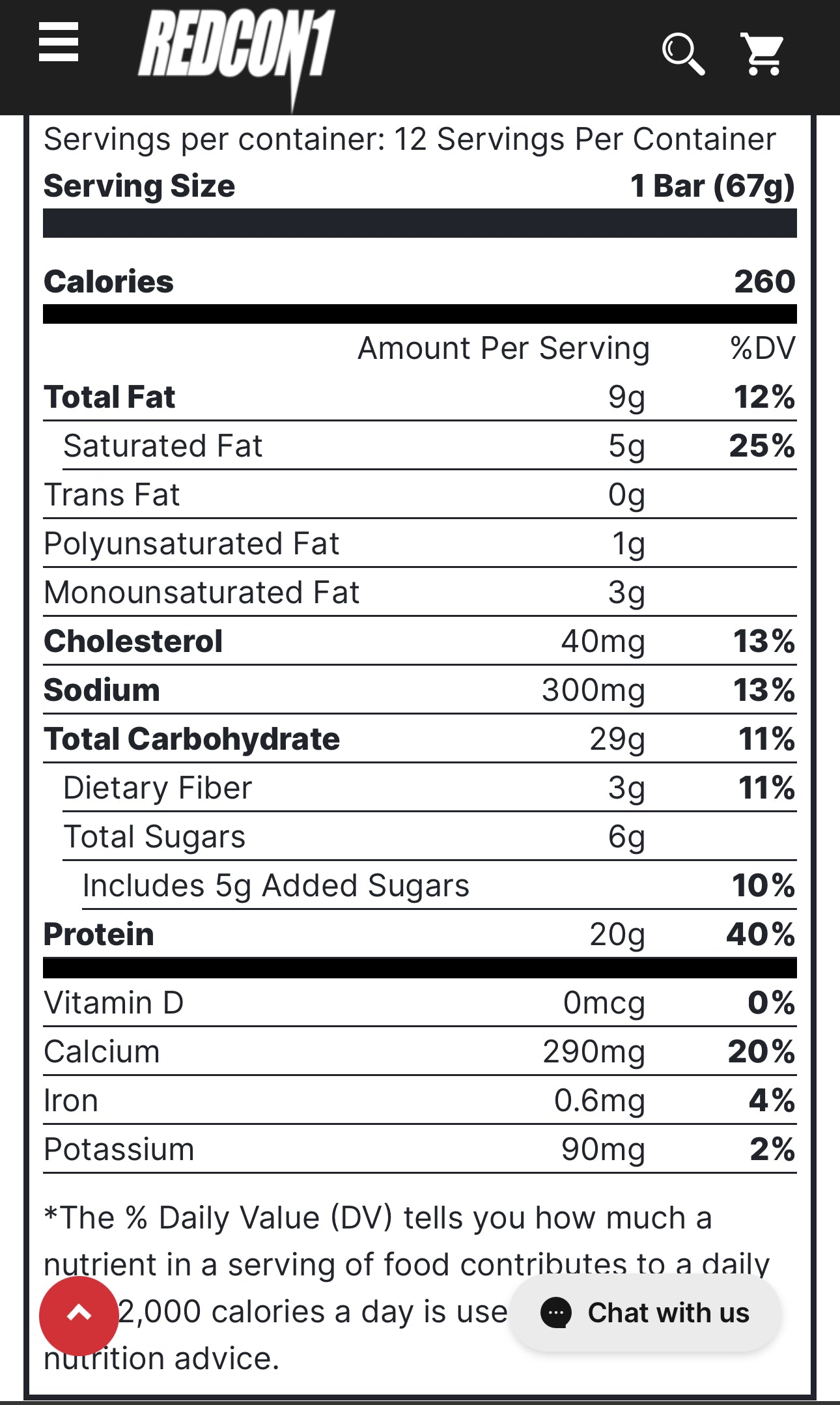 MRE Protein Bars