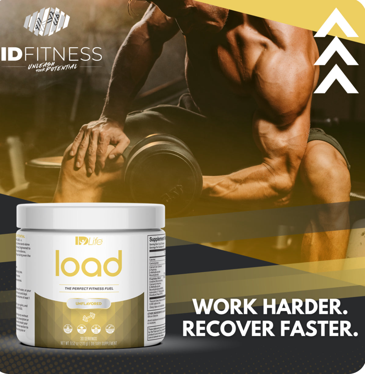 ID Fitness:LOAD (NonStim,Creatine,HMB)