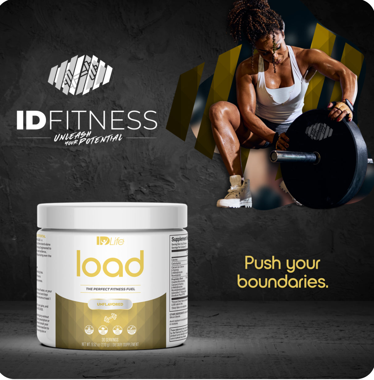 ID Fitness:LOAD (NonStim,Creatine,HMB)