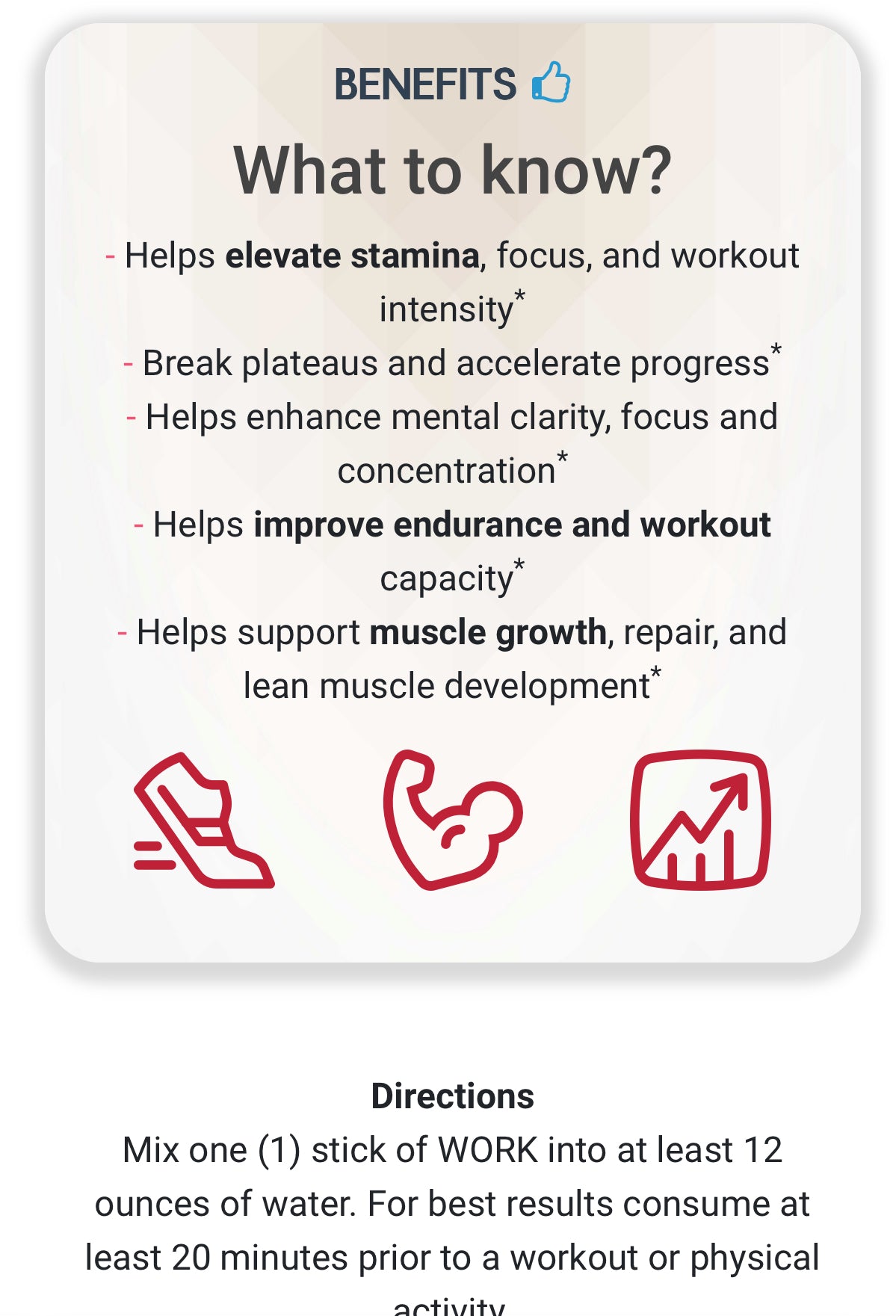 IDFitness: Work (Non Stimulant)