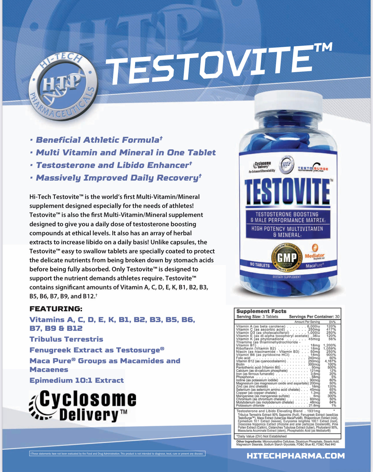 Testovite (Men’s multi)