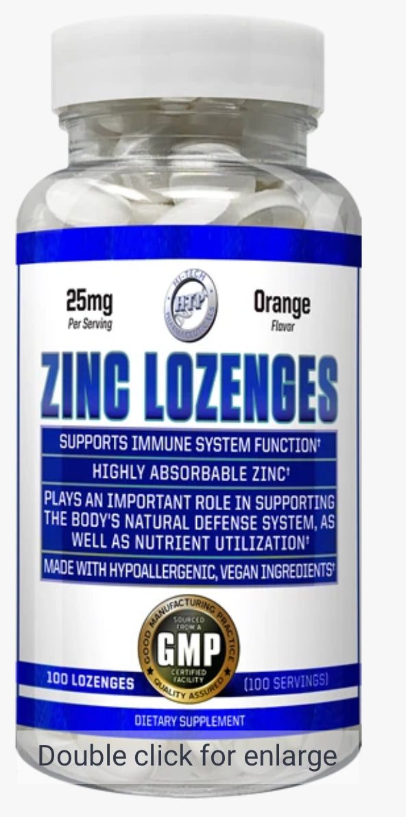 Zinc lozenges