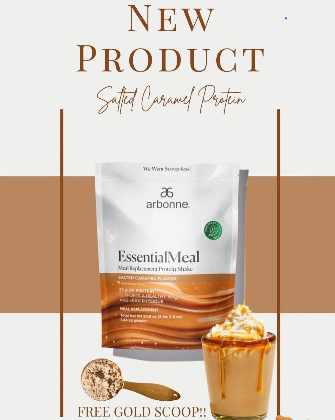 Arbonne Essential Meal (Salted Caramel) Limited ****