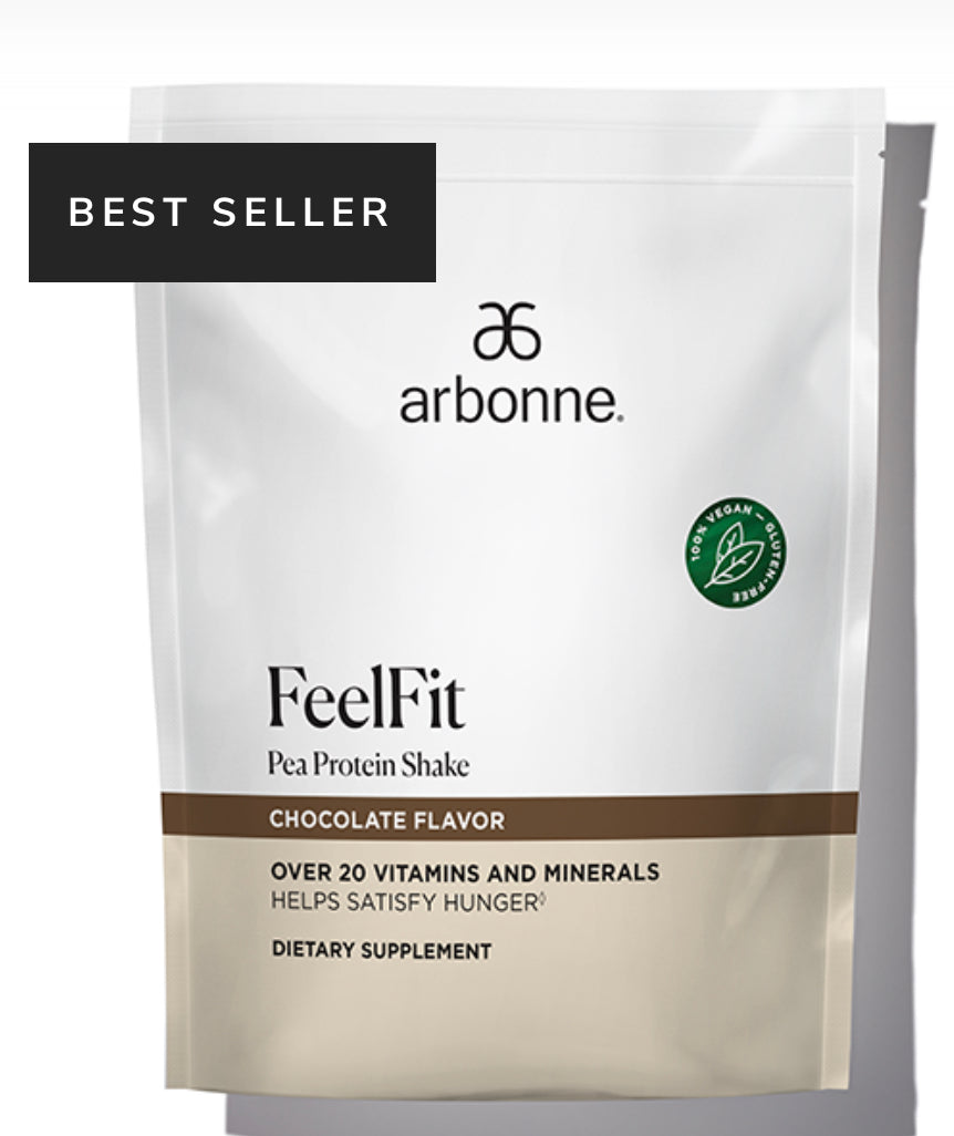FeelFit Pea Protein Shake - Coffee Flavor, Shop-All/Nutrition/FeelFit